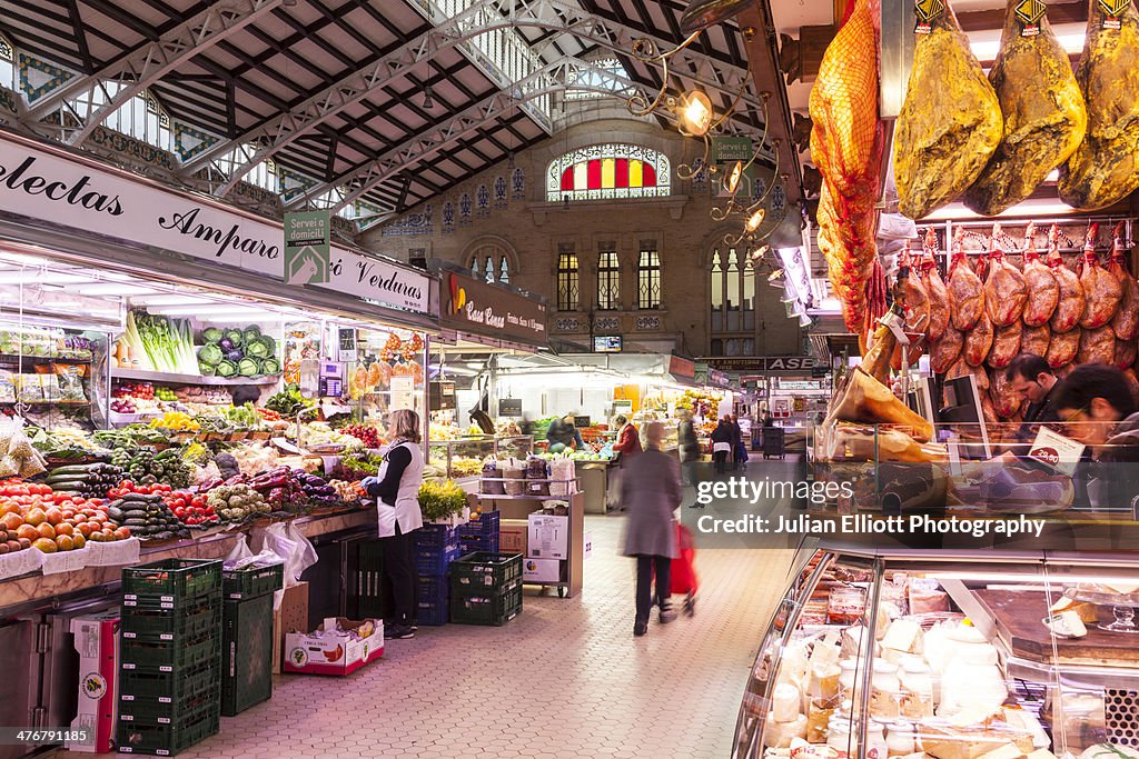 Mercado Central in Valencia.