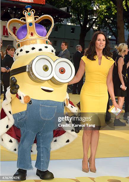 Andrea McLean attends the World Premiere of "Minions" at Odeon Leicester Square on June 11, 2015 in London, England.