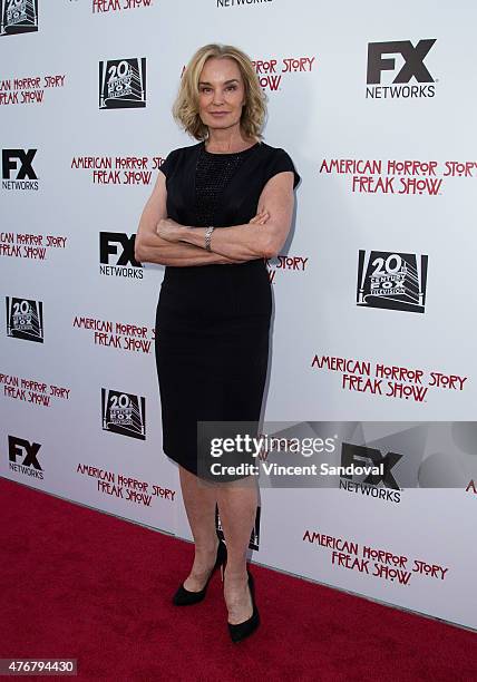 Actress Jessica Lange attends FX's "American Horror Story: Freakshow" FYC special screening and Q&A at Paramount Studios on June 11, 2015 in Los...