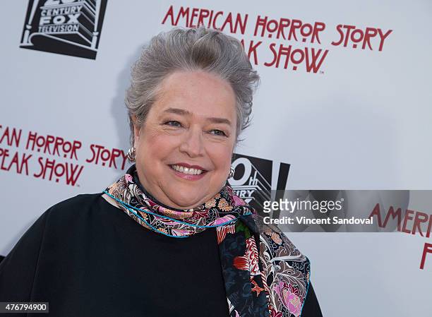 Actress Kathy Bates attends FX's "American Horror Story: Freakshow" FYC special screening and Q&A at Paramount Studios on June 11, 2015 in Los...