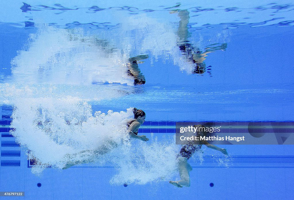 Synchronised Swimming - Day 0: Baku 2015 - 1st European Games