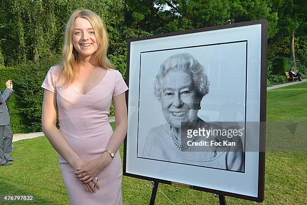 Flora Alexandra Ogilvy from the Royal Family attends the British 'Summer Time 2015' :Cocktail At the British Embassy And Shops Events Rue du Faubourg...