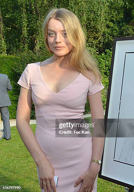 Flora Alexandra Ogilvy from the Royal Family attends the British 'Summer Time 2015' cocktail at the British Embassy and shops events Rue du Faubourg...