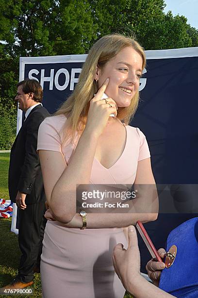 Flora Alexandra Ogilvy from the Royal Family attends the British 'Summer Time 2015' cocktail at the British Embassy and shops events Rue du Faubourg...