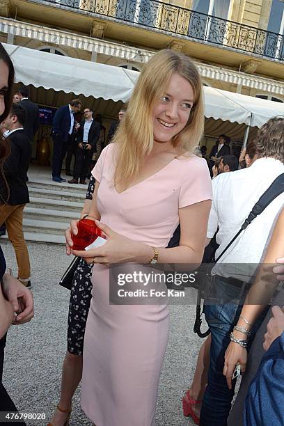 Flora Alexandra Ogilvy from the Royal Family attends the British 'Summer Time 2015' cocktail at the British Embassy and shops events Rue du Faubourg...