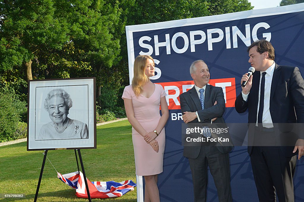 British 'Summer Time 2015': Cocktail At The British Embassy And Shops Events Rue du Faubourg Saint Honore