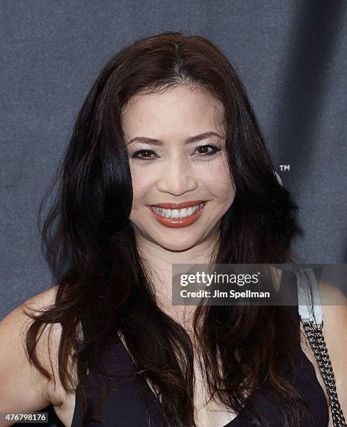 Producer Nina Yang Bongiovi attends the "Dope" opening night premiere during the 2015 American Black Film Festival at SVA Theater on June 11, 2015 in...