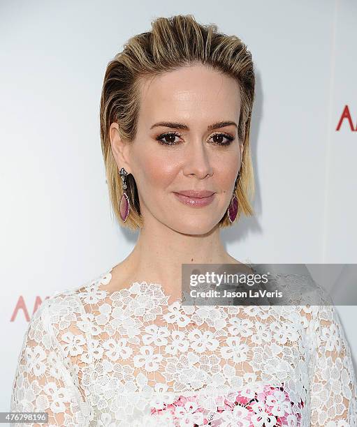 Actress Sarah Paulson attends FX's "American Horror Story: Freakshow" FYC special screening and Q&A at Paramount Studios on June 11, 2015 in Los...