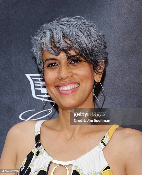 Producer Mimi Valdes attends the "Dope" opening night premiere during the 2015 American Black Film Festival at SVA Theater on June 11, 2015 in New...
