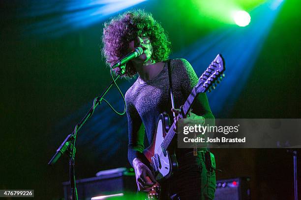 James Bagshaw of Temples performs during day 1 of the Bonnaroo Music & Arts Festival on June 11, 2015 in Manchester, Tennessee.