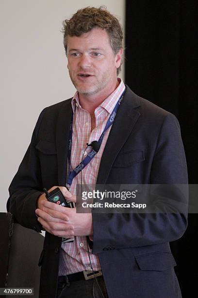 Director of Marketing & Strategic Alliances for The Recording Academy Jim Cannella speaks at the 2015 GRAMMY Partner Summit at The Fess Parker A...