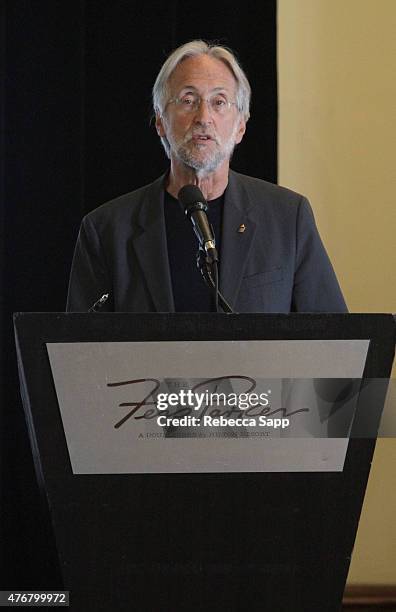 President of The Recording Academy Neil Portnow speaks at the 2015 GRAMMY Partner Summit at The Fess Parker A Doubletree by Hilton Resort on June 11,...