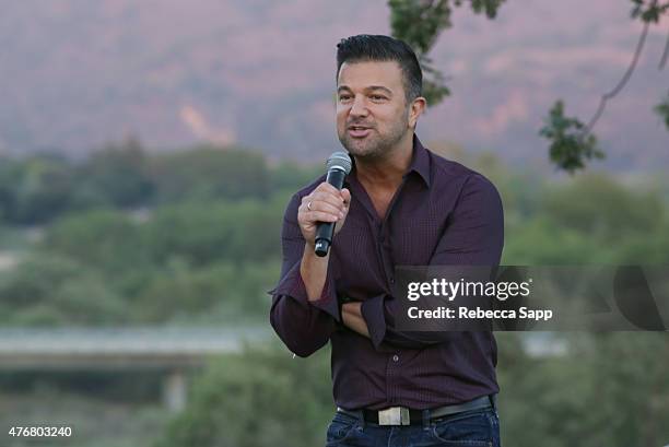 Director of Marketing and Communications for The Recording Academy Jerry Sharell speaks at the 2015 GRAMMY Partner Summit at Sunstone Winery on June...