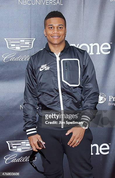 Actor Cory Hardrict attends the "Dope" opening night premiere during the 2015 American Black Film Festival at SVA Theater on June 11, 2015 in New...