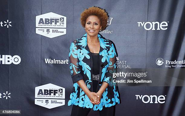 Actress Jenifer Lewis attends the "Dope" opening night premiere during the 2015 American Black Film Festival at SVA Theater on June 11, 2015 in New...