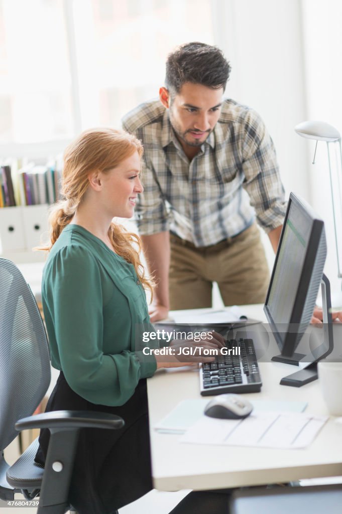 Business people working together in office