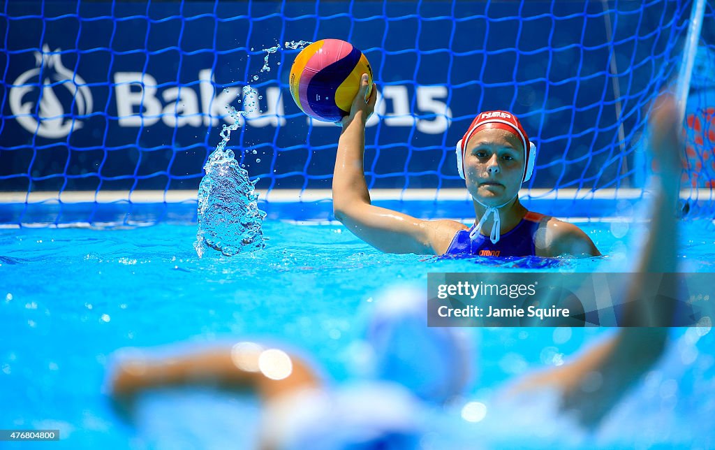 Water Polo - Day 0: Baku 2015 - 1st European Games
