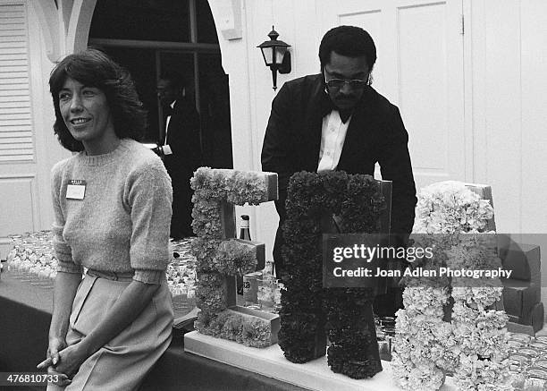 Actress Lily Tomlin attends an E.R.A. Event hosted by and at the home of actress, producer and social activist Marlo Thomas in Beverly Hills,...