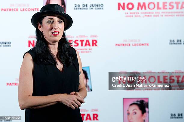 Actress Rossy de Palma attends 'No Molestar' photocall at Instituto Frances on June 12, 2015 in Madrid, Spain.