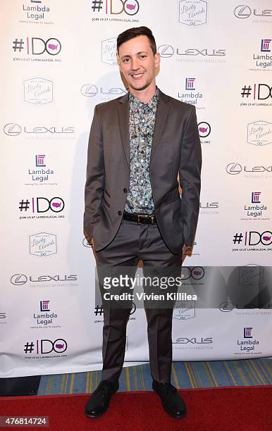 Producer Rhys Ernst attends the Lambda Legal 2014 West Coast Liberty Awards Hosted By Wendi McLendon-Covey at the Beverly Wilshire Four Seasons Hotel...