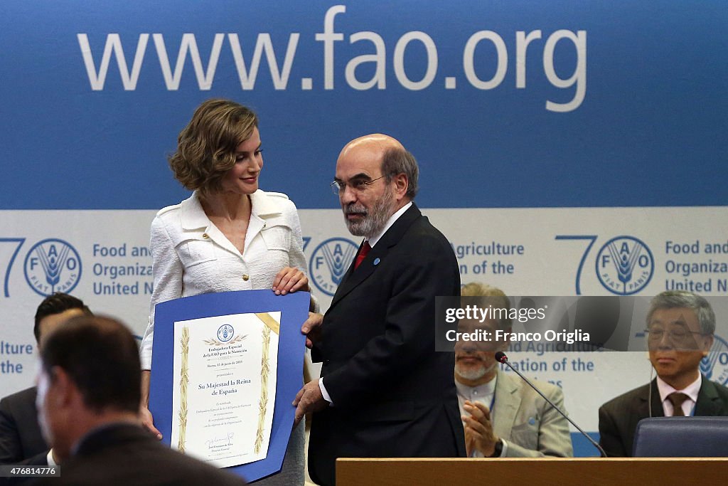 Queen Letizia Of Spain Named As FAO Special Ambassador for Nutrition