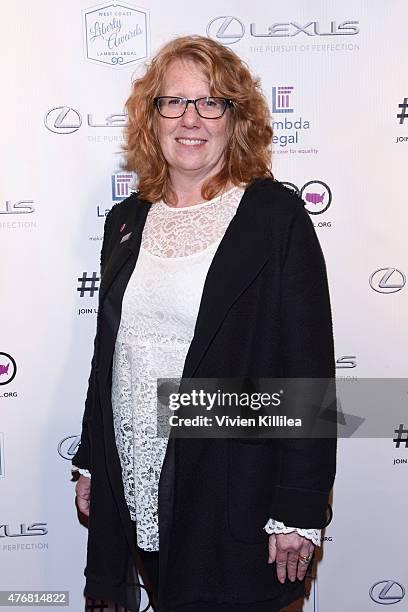 Honoree Laurie Hasencamp attends the Lambda Legal 2014 West Coast Liberty Awards Hosted By Wendi McLendon-Covey at the Beverly Wilshire Four Seasons...