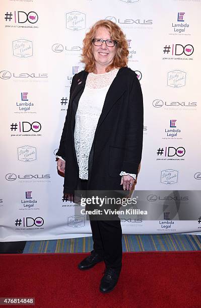Honoree Laurie Hasencamp attends the Lambda Legal 2014 West Coast Liberty Awards Hosted By Wendi McLendon-Covey at the Beverly Wilshire Four Seasons...