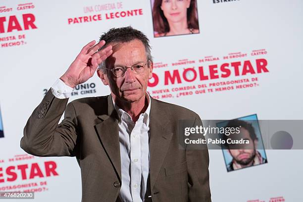 Patrice Leconte attends 'No Molestar' photocall at Instituto Frances on June 12, 2015 in Madrid, Spain.