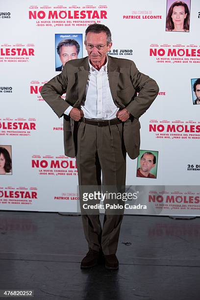 Patrice Leconte attends 'No Molestar' photocall at Instituto Frances on June 12, 2015 in Madrid, Spain.