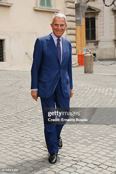 Carlo Rossella attends the '2015 David Di Donatello' Nominees at Palazzo del Quirinale on June 12, 2015 in Rome, Italy.
