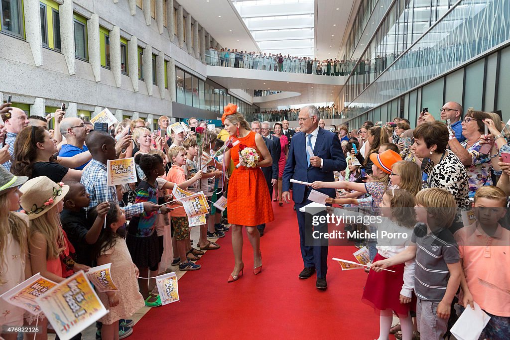 Queen Maxima Of The Netherlands Opens The Juliana Children's Hospital