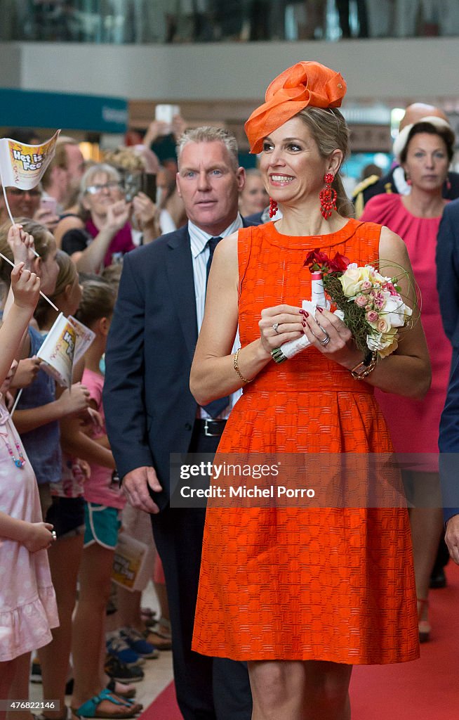 Queen Maxima Of The Netherlands Opens The Juliana Children's Hospital