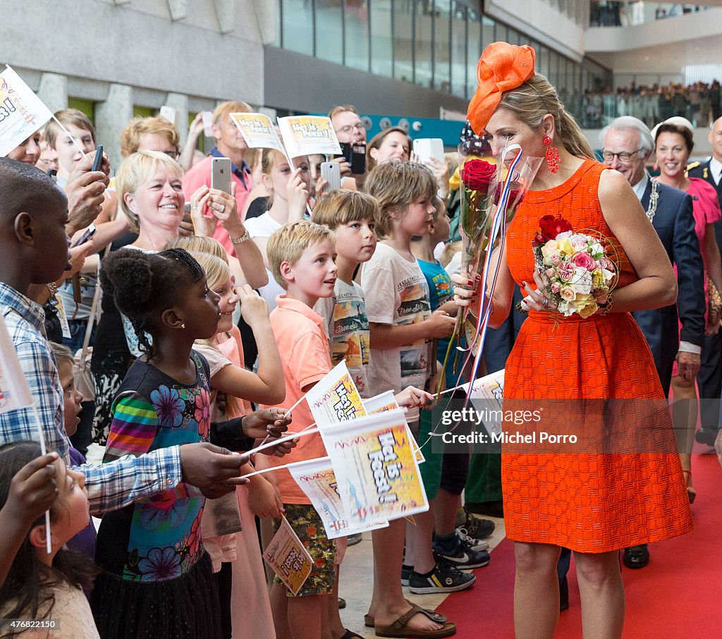 Queen Maxima Of The Netherlands Opens The Juliana Children's Hospital