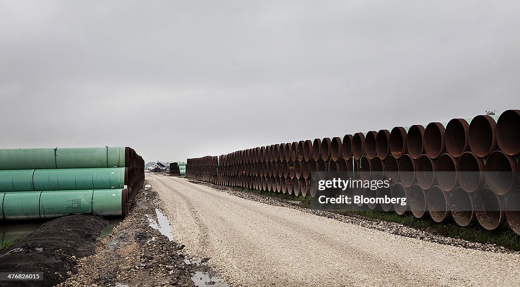 A Tour Of The TransCanada Houston Lateral Project Pipe Yard