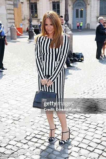 Sabrina Knaflitz attends the '2015 David Di Donatello' Nominees at Palazzo del Quirinale on June 12, 2015 in Rome, Italy.