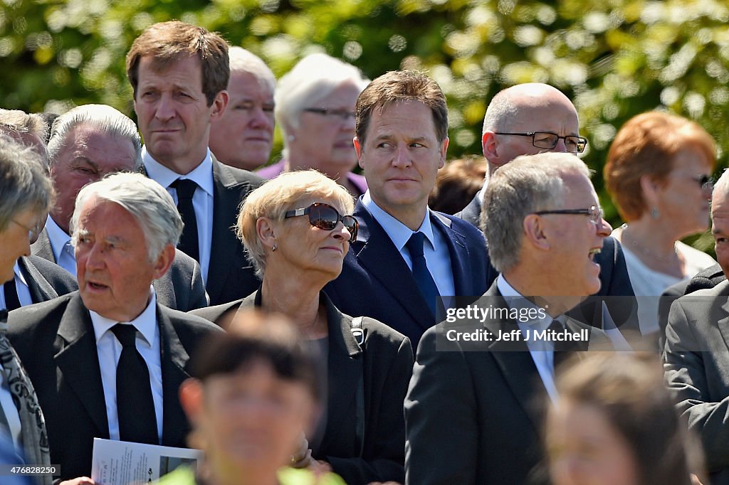 Former Liberal Democrat Leader Charles Kennedy Laid To Rest