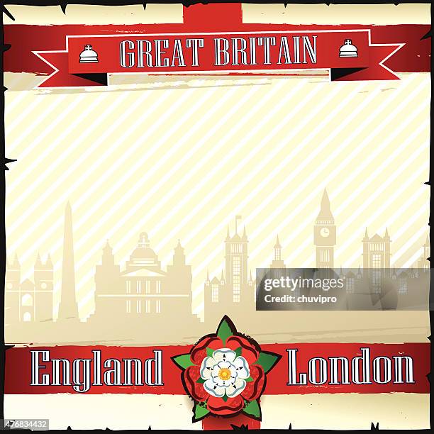 england & london cityscape square grunge background - buckingham palace exterior stock illustrations