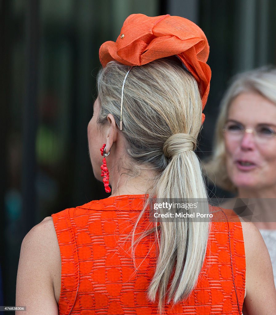 Queen Maxima Of The Netherlands Opens The Juliana Children's Hospital