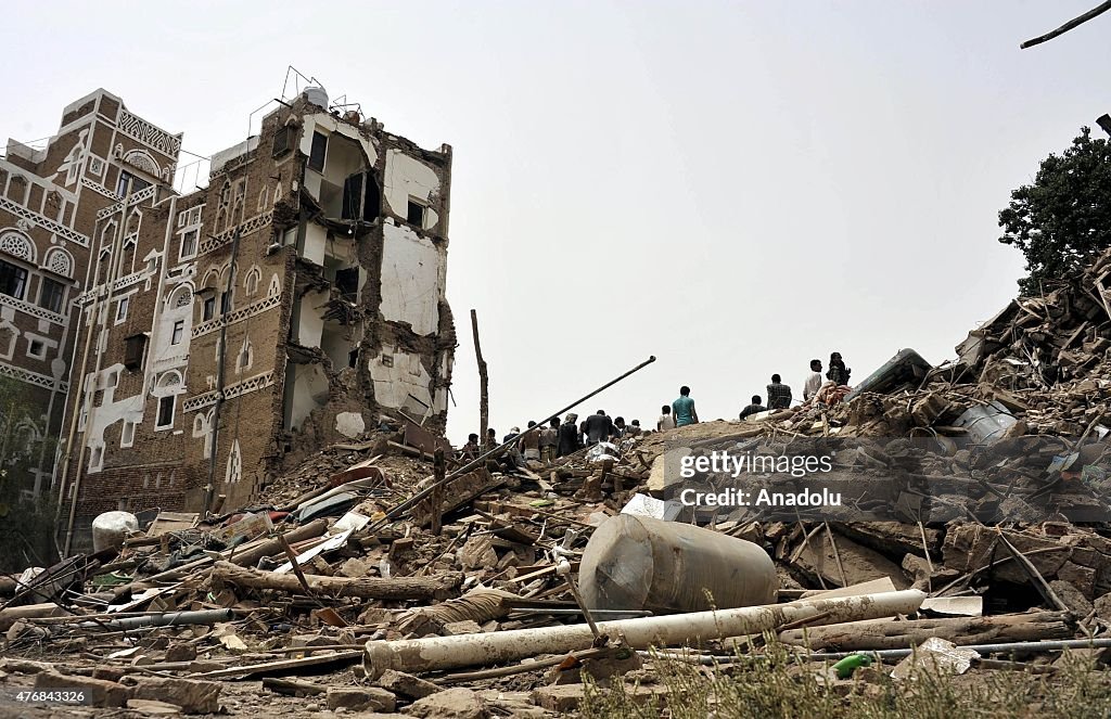 Saudi-led airstrikes hit Yemen's capital
