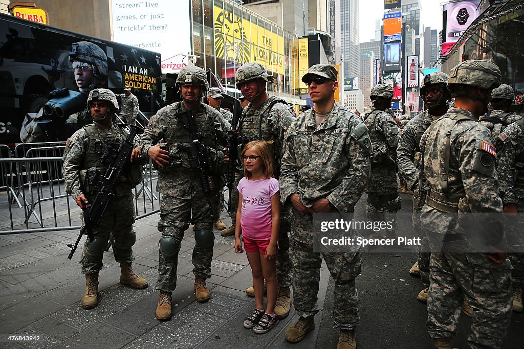 U.S. Army Marks 240th Birthday In Times Square