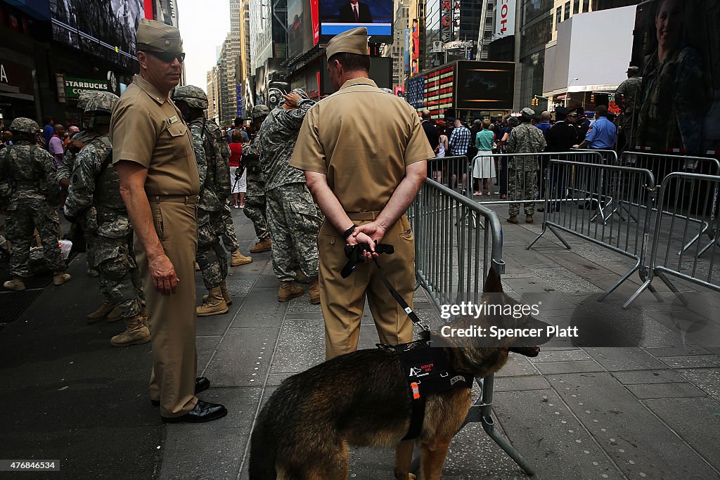 U.S. Army Marks 240th Birthday In Times Square