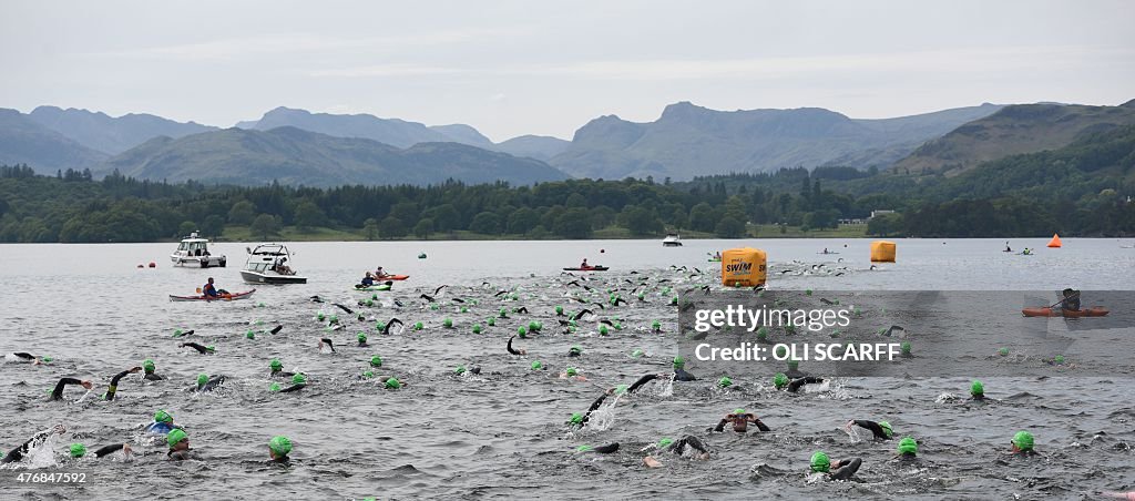 BRITAIN-OFFBEAT-SWIMMING