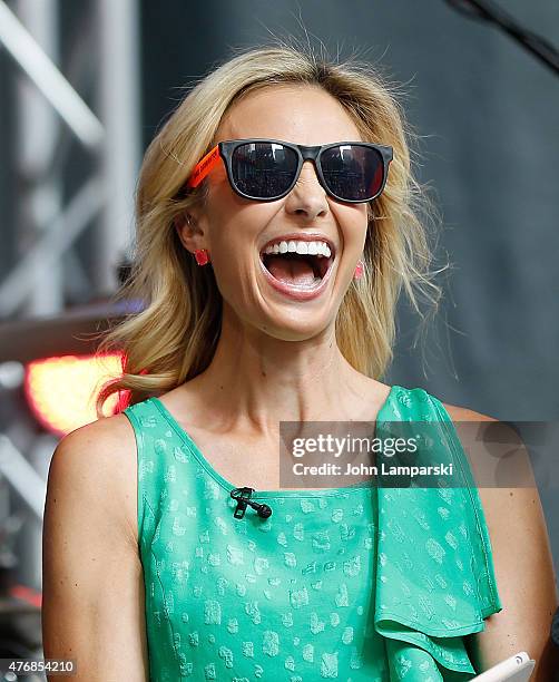 Elisabeth Hasselbeck attends "FOX & Friends" All American Concert Series outside of FOX Studios on June 12, 2015 in New York City.