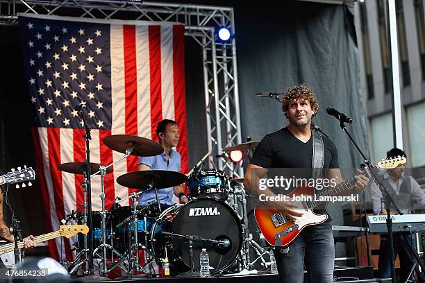 Billy Currington performs during "FOX & Friends" All American Concert Series outside of FOX Studios on June 12, 2015 in New York City.