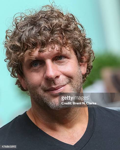 Recording artist Billy Currington is seen during the "FOX & Friends" All American Concert Series outside of FOX Studios on June 12, 2015 in New York...