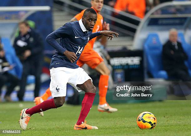 Blaise Matuidi of France in action during the international friendly match between France and the Netherlands at Stade de France on March 5, 2014 in...