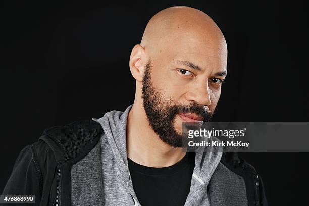 Showrunner John Ridley is photographed for Los Angeles Times on April 23, 2015 in Los Angeles, California. PUBLISHED IMAGE. CREDIT MUST BE: Kirk...
