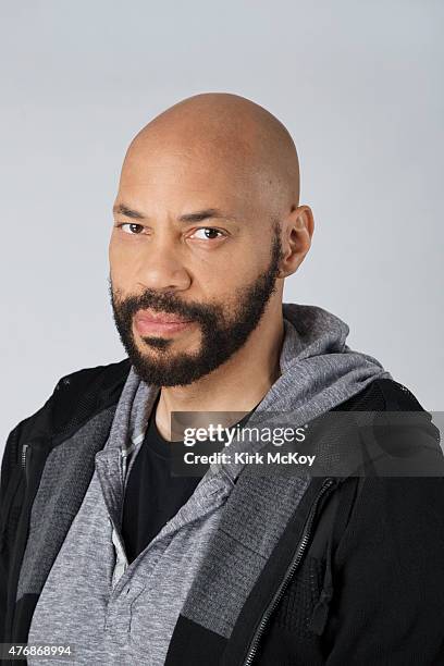 Showrunner John Ridley is photographed for Los Angeles Times on April 23, 2015 in Los Angeles, California. PUBLISHED IMAGE. CREDIT MUST BE: Kirk...