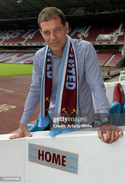 West Ham United Unveil New Manager Slaven Bilic at the Boleyn Ground on June 12, 2015 in London, United Kingdom.