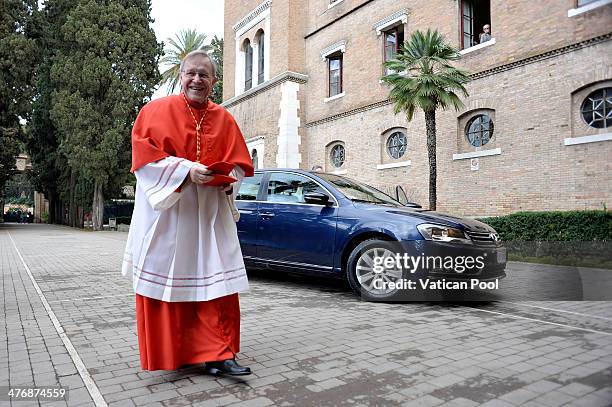 German cardinal Walter Kasper arrives at the Basilica di Santa Sabina to attend the Ash Wednesday service led by Pope Francis on March 5, 2014 in...